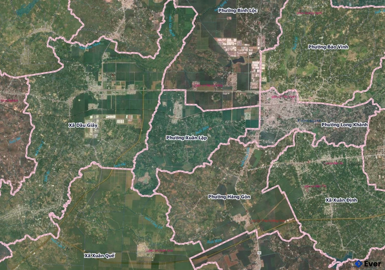 Bản đồ phường Xuân Lập, Đồng Nai sau sáp nhập