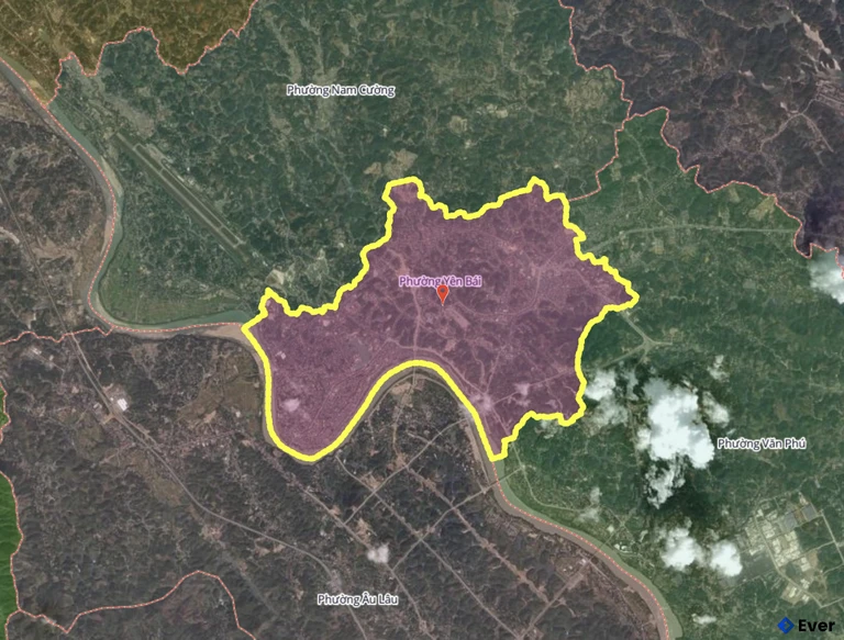 Bản đồ phường Yên Bái, Lào Cai sau sáp nhập