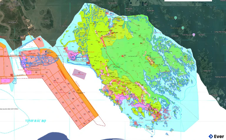 Bản đồ quy hoạch đặc khu Cát Hải, Hải Phòng sau sáp nhập