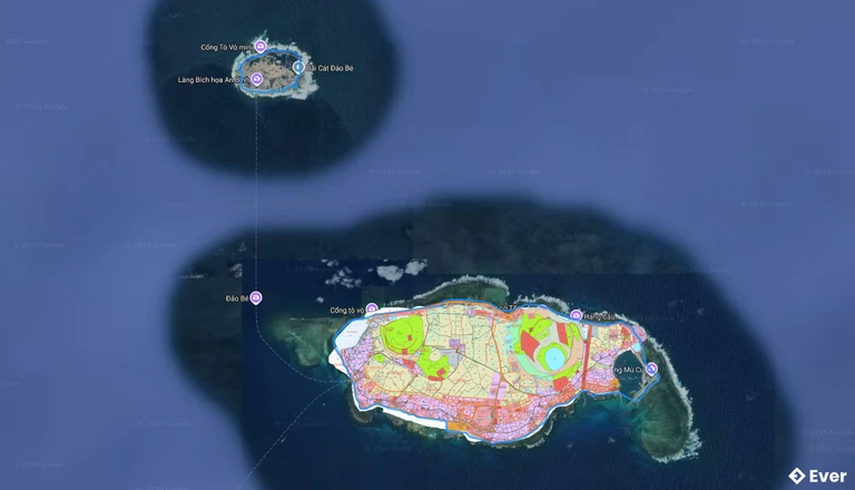 Bản đồ quy hoạch đặc khu Lý Sơn