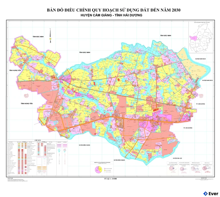 Bản đồ quy hoạch Huyện Cẩm Giàng