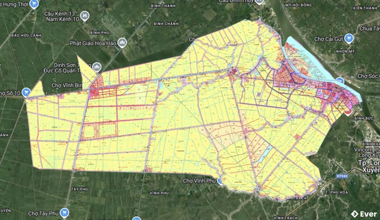 Bản đồ quy hoạch Huyện Châu Thành