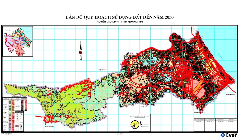 Bản đồ quy hoạch huyện Gio Linh