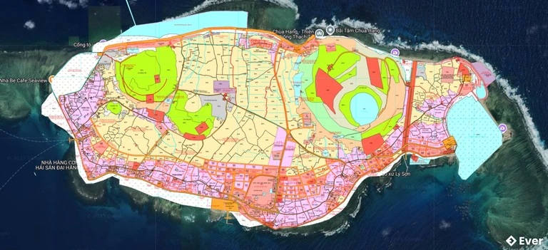 Bản đồ quy hoạch Huyện Lý Sơn