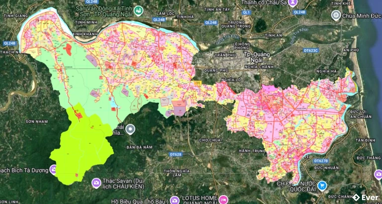 Bản đồ quy hoạch Huyện Nghĩa Tư