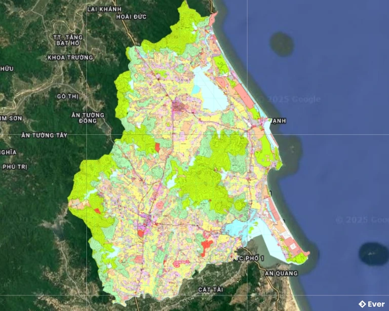 Bản đồ quy hoạch Huyện Phù Mỹ