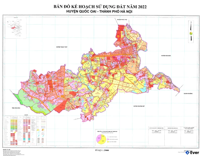 Bản đồ quy hoạch Huyện Quốc Oai