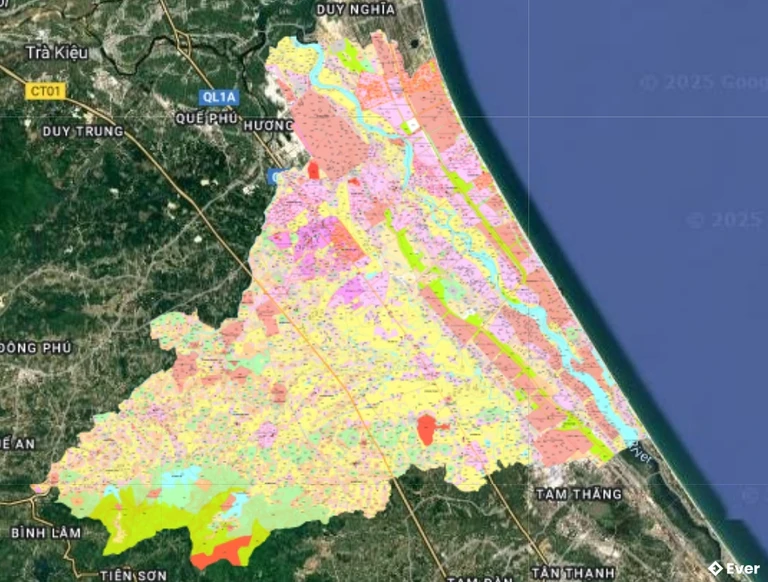 Bản đồ quy hoạch Huyện Thăng Bình