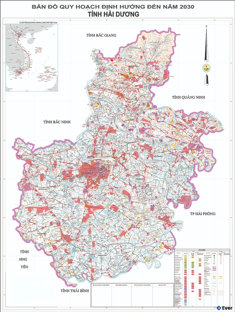 Bản đồ quy hoạch Huyện Tứ Kỳ