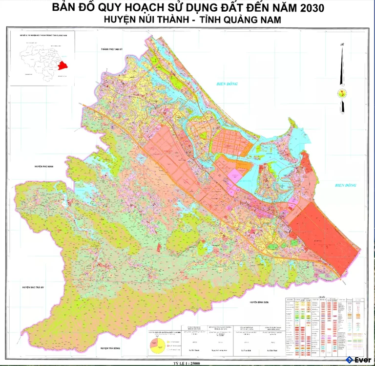 Bản đồ quy hoạch Núi Thành