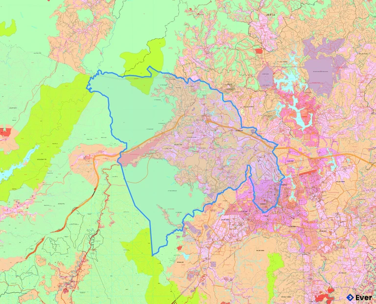 Bản đồ quy hoạch phường 2 Bảo Lộc