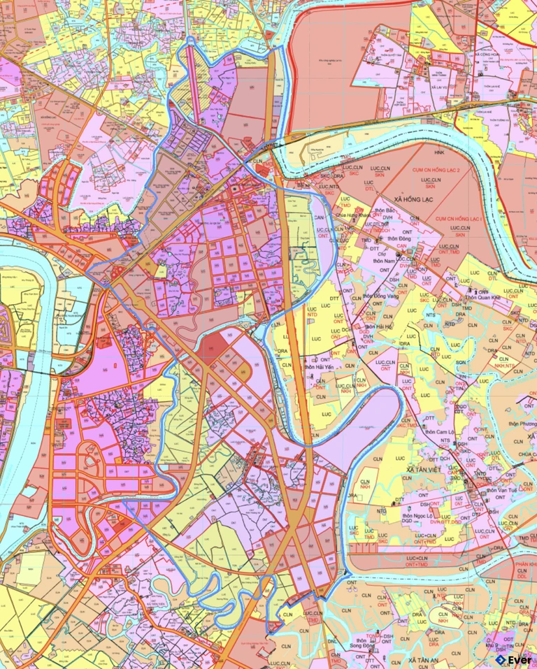 Bản đồ quy hoạch phường Ái Quốc sau sáp nhập
