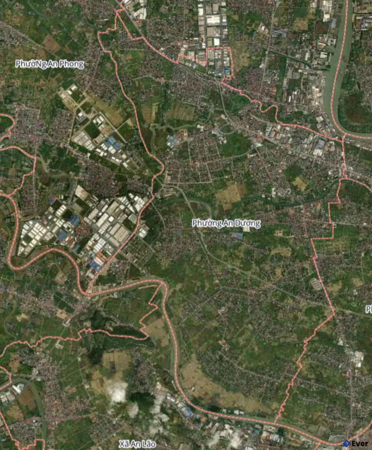 Bản đồ quy hoạch phường An Dương sau sáp nhập
