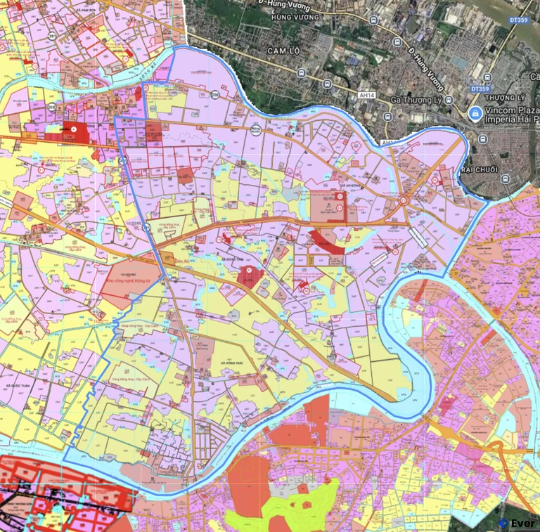 Bản đồ quy hoạch phường An Hải