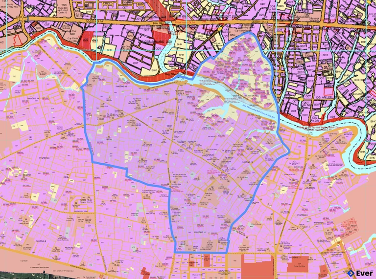 Bản đồ quy hoạch phường An Hội Đông