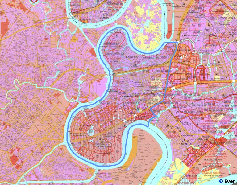 Bản đồ quy hoạch phường An Khánh