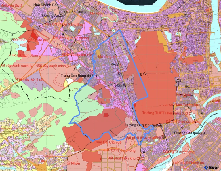 Bản đồ quy hoạch phường An Khê sau sáp nhập