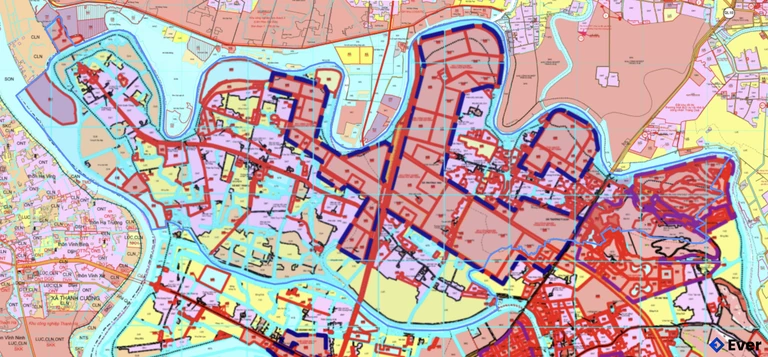 Bản đồ quy hoạch phường An Trường
