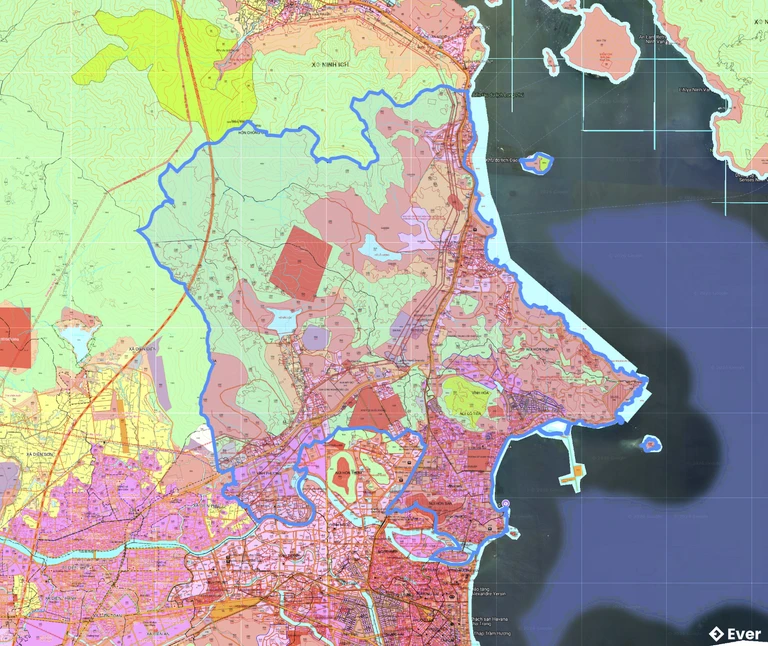 Bản đồ quy hoạch phường Bắc Nha Trang