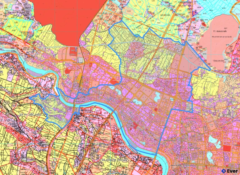 Bản đồ quy hoạch phường Bảo An