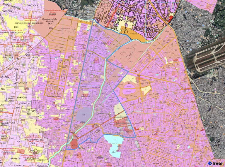 Bản đồ quy hoạch phường Bình Hưng Hòa