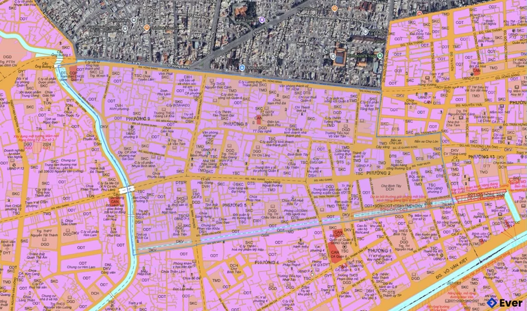 Bản đồ quy hoạch phường Bình Tây