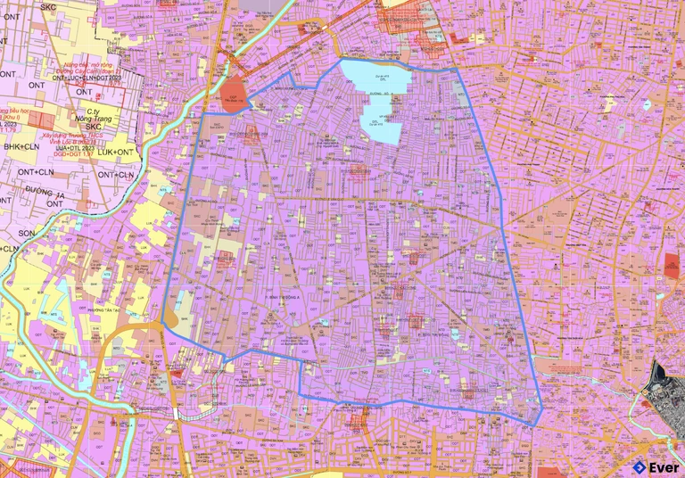 Bản đồ quy hoạch phường Bình Trị Đông