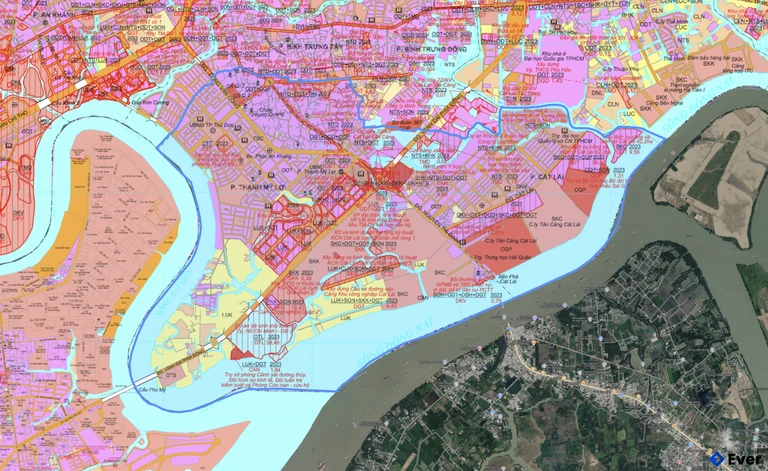 Bản đồ quy hoạch phường Cát Lái