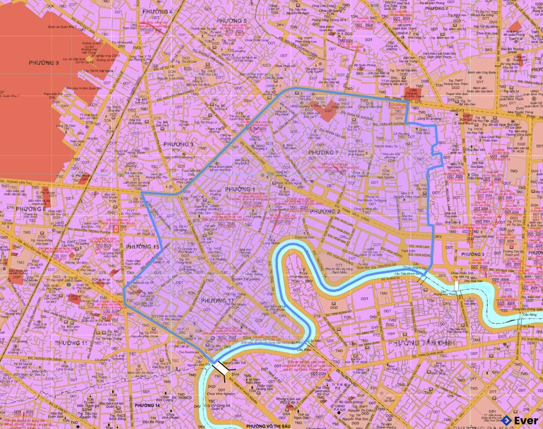 Bản đồ quy hoạch phường Cầu Kiệu