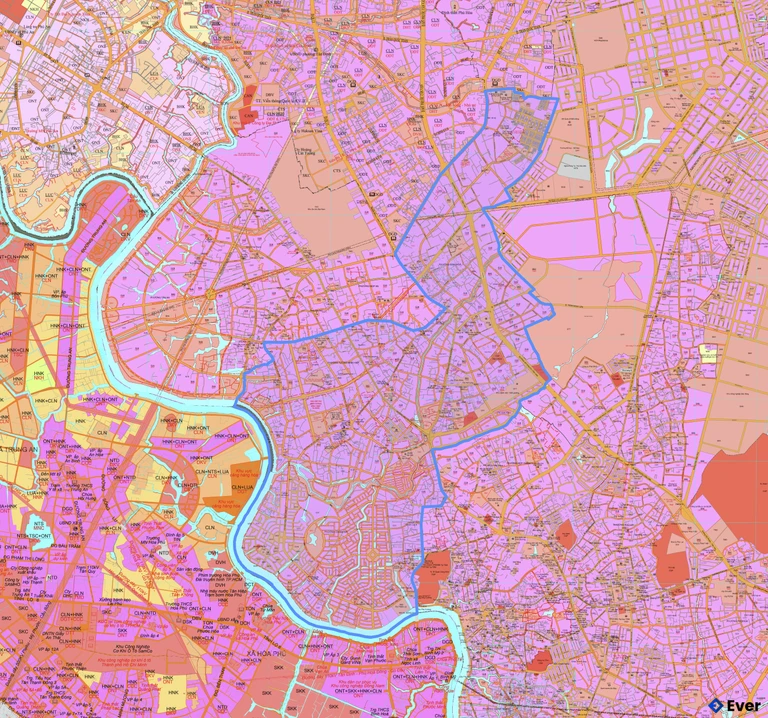 Bản đồ quy hoạch phường Chánh Hiệp