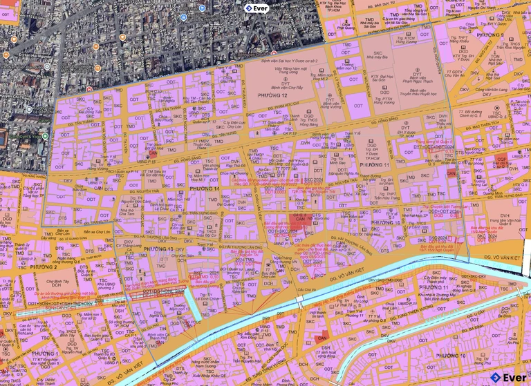 Bản đồ quy hoạch phường Chợ Lớn