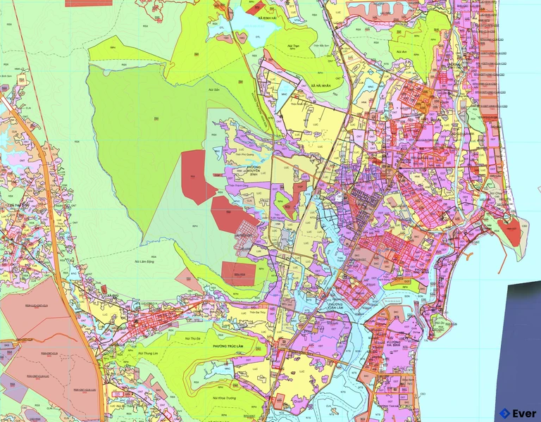 Bản đồ quy hoạch phường Đào Duy Từ