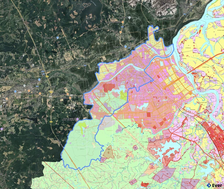 Bản đồ quy hoạch phường Đông Hà
