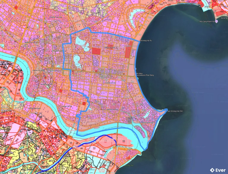 Bản đồ quy hoạch phường Đông Hải