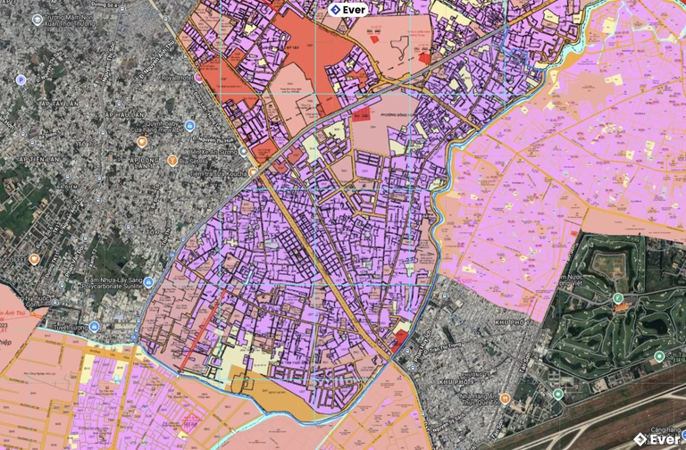 Bản đồ quy hoạch phường Đông Hưng Thuận