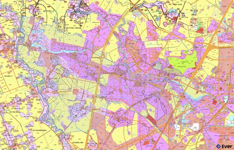 Bản đồ quy hoạch phường Đông Sơn