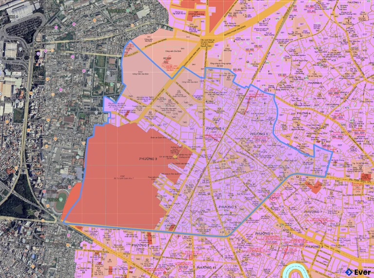 Bản đồ quy hoạch phường Đức Nhuận