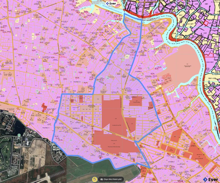 Bản đồ quy hoạch phường Gò Vấp