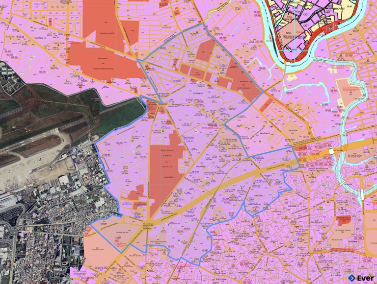 Bản đồ quy hoạch phường Hạnh Thông