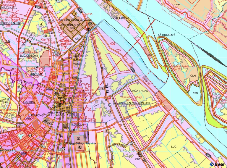 Bản đồ quy hoạch phường Hòa Thuận
