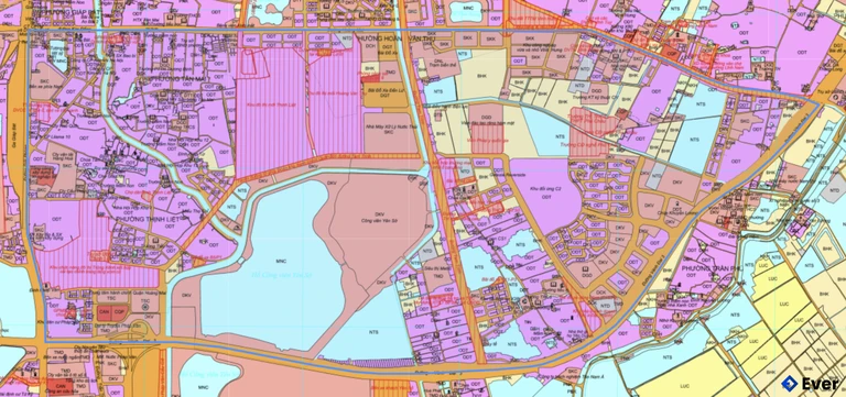 Bản đồ quy hoạch phường Hoàng Mai