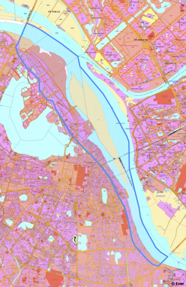 Bản đồ quy hoạch phường Hồng Hà