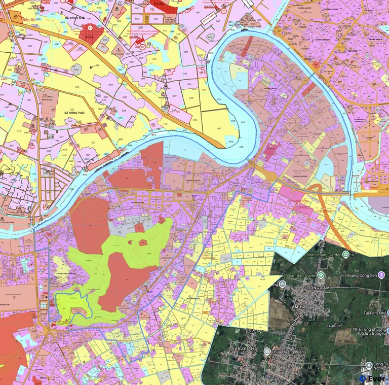 Bản đồ quy hoạch phường Kiến An