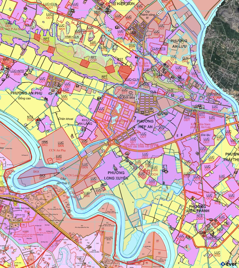 Bản đồ quy hoạch phường Kinh Môn