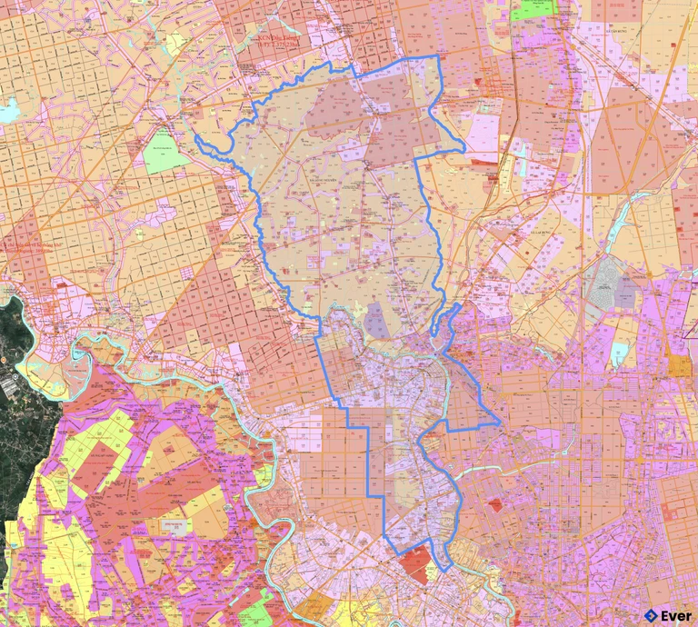 Bản đồ quy hoạch phường Long Nguyên