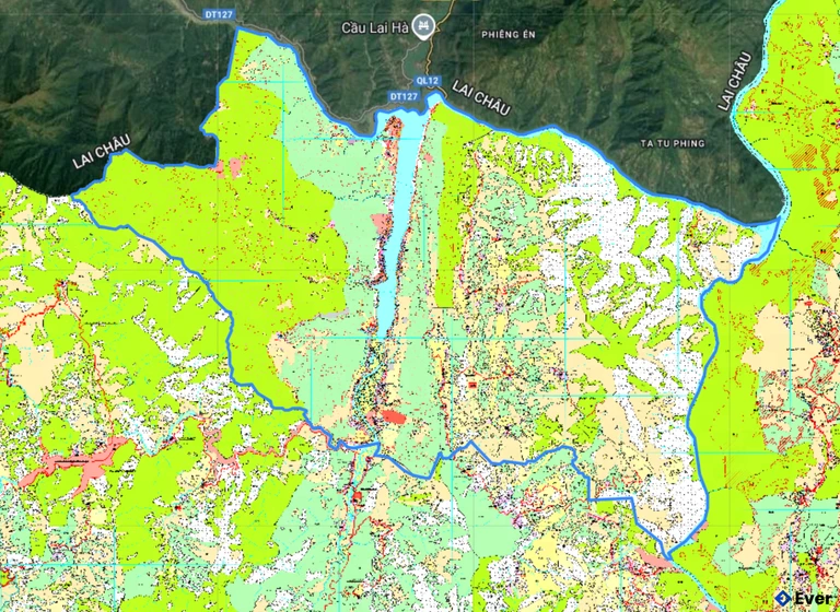 Bản đồ quy hoạch phường Mường Lay