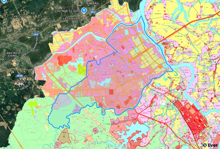 Bản đồ quy hoạch phường Nam Đông Hà
