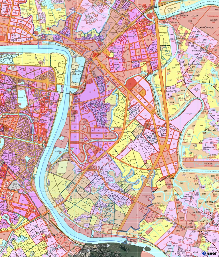 Bản đồ quy hoạch phường Nam Đồng