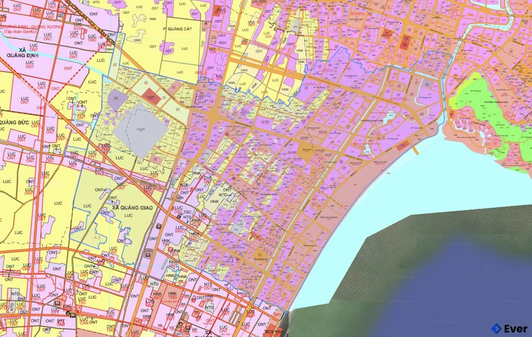 Bản đồ quy hoạch phường Nam Sầm Sơn