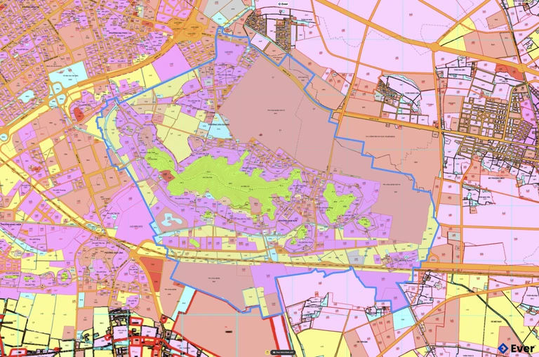 Bản đồ quy hoạch phường Nam Sơn